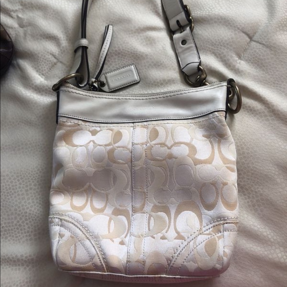 White COACH Purse